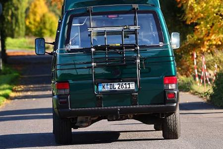 Heckansicht, VW T4, Youngtimer, Restauration, Camping