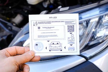 Zubehšrtest Philips LED-Lampe Bauartgenehmigung