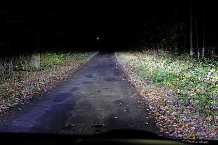 Zubehšrtest Philips LED-Lampe Lichtkegelnachher