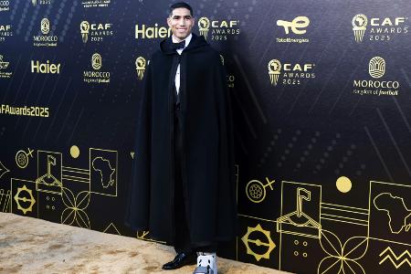 Verletzter Hakimi ist Afrikas Fußballer des Jahres