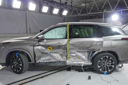 11/2025 MG QS9 Crashtest EuroNCAP