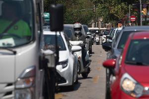 Im Zentrum Palmas gibt es seit Jahresbeginn eine Umweltzone, in die Urlauberautos mit ausländischem Kennzeichen - auch wenn sie schadstoffarm oder sogar elektrisch sind - nicht einfahren dürfen. (Archivbild) 