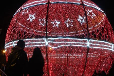 Weihnachtsstimmung in Palma. 