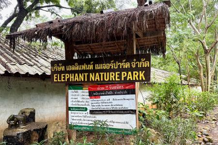 Der Elephant Nature Park liegt in der Nähe der bekannten Stadt Chiang Mai.