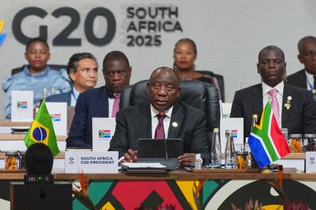 Trotz des US-Boykotts kann der südafrikanische Präsident Cyril Ramaphosa beim G20-Gipfel in Johannesburg punkten.