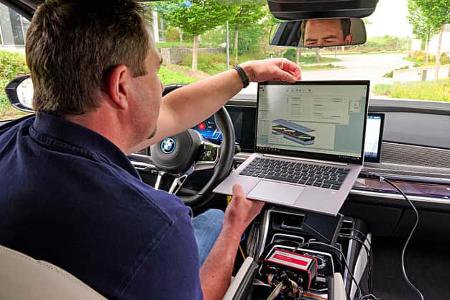 BMW i7 mit Feststoff-Batterie