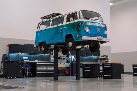 VW-Bulli T2 Azul
