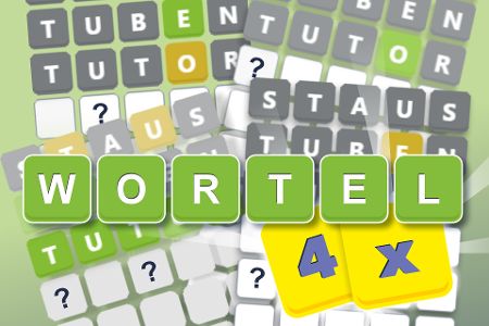 Wortel 4x: Errate vier Wörter gleichzeitig
