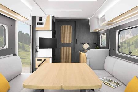 Teilintegreirt, Ahorn Camp T640, Innenaufnahme