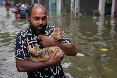 Der Sturm hatte in Teilen des Inselstaats heftige Regenfälle ausgelöst. 