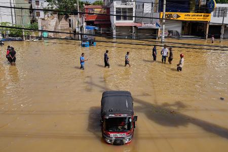 Ein Zyklon hat Sri Lanka schwer verwüstet.