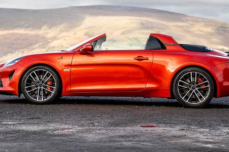 Alpine A110 S Aero Kit Cabrio Render Sepkulation