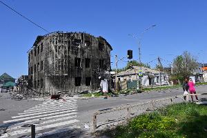 Bergarbeiterstadt Pokrowsk im Donezker Gebiet ist seit einem Jahr umkämpft und mittlerweile stark zerstört. (Archivbild)