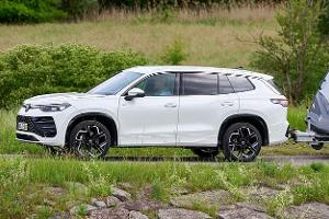 Zugwagen, VW Tayron 2.0 TDI 4Motion, seitlich