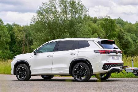 Zugwagen, VW Tayron 2.0 TDI 4Motion, hinten