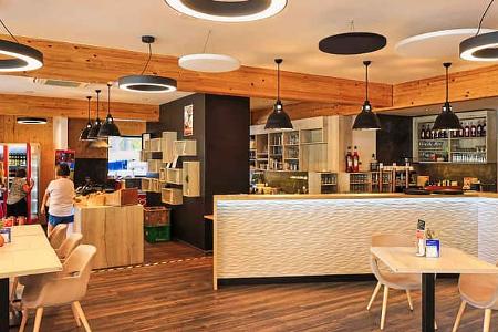 Stellplatz, Strandcamping Gruber, Restaurant