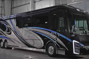 Außenaufnahme, Doppelachse, Lackierung blau