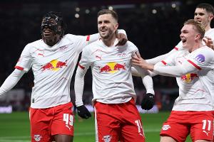 Leipziger Ausrufezeichen: RB überrollt Frankfurt