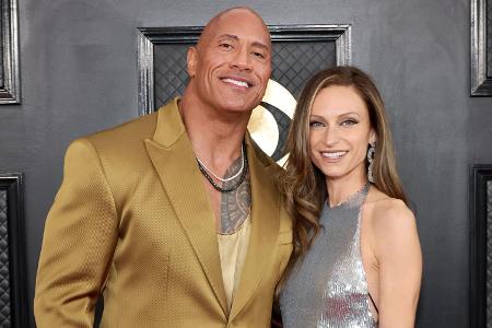 Dwayne Johnson und Lauren Hashian