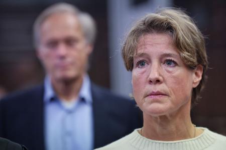 Christina Block richtet über die Medien eine Botschaft an ihre Kinder.