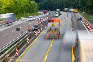 Baustelle Autobahn
