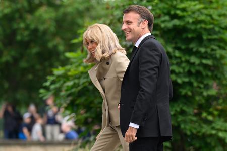 Brigitte begleitet ihren Mann zu vielen offiziellen Terminen. (Archivbild)