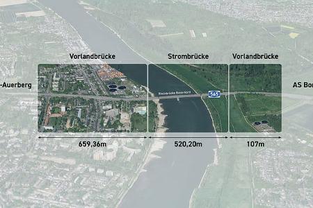 A565 Friedrich-Ebert-Brücke Bonn