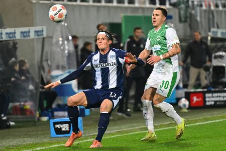 Remis in Fürth: Hertha verspielt zwei Führungen