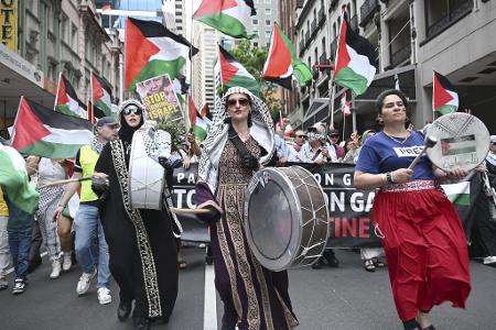 Es gab in der Vergangenheit auch propalästinensische Demonstrationen in Sydney. (Archivbild)