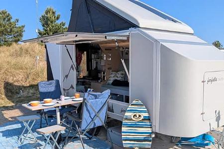 Farfalla Flip uo, Flip up, Wohnwagen, Transportwohnwagen, Aufstelldach