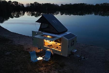 Farfalla Flip uo, Flip up, Wohnwagen, Transportwohnwagen, Aufstelldach