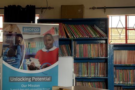 Die Shofco-Bücherei in Kibera. (Archivbild)