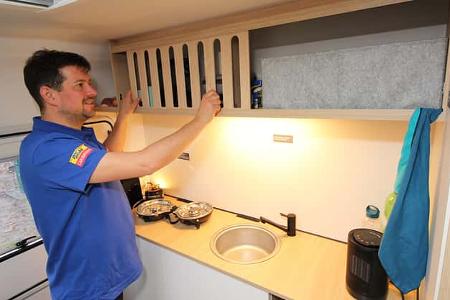 LMC e:dero 400 C (2025) Küche begutachten