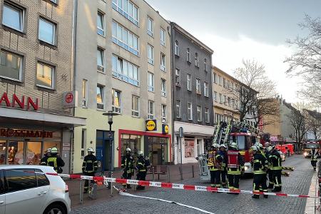 Der Umweltdienst war vor Ort und unterstützte bei den Messungen