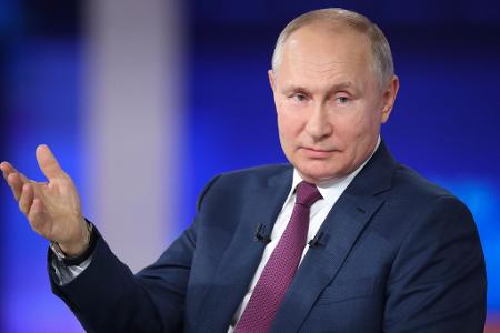 Kremlchef Putin wird in einer mehrstündigen TV-Show seine Sicht auf die Weltlage schildern. (Archivbild)