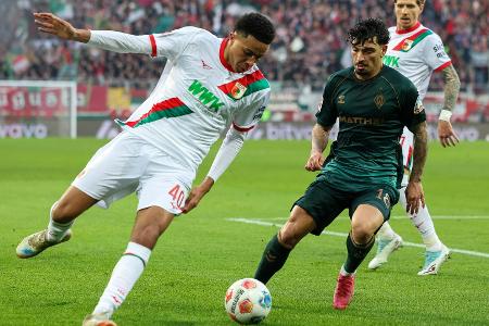 Augsburg gegen Bremen: Magerkost zum Fest