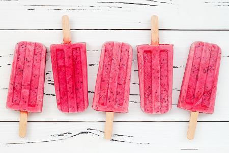 Hausgemachte Popsicles 