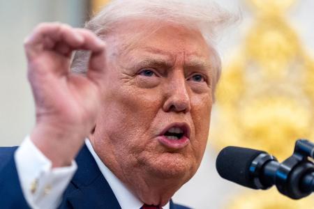 US-Präsident Trump will eine komplette Blockade verhängen. (Archivbild)