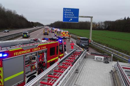Übersichtsaufnahme des Unfallorts