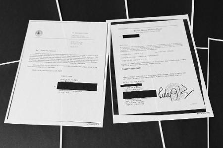 Dokumente aus einer ersten Tranche an Epstein-Akten.