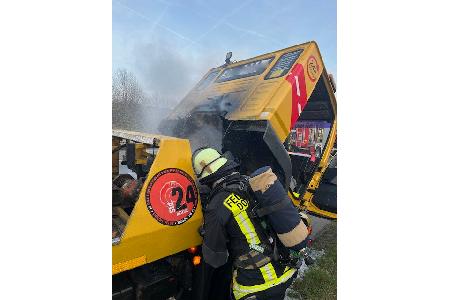 Der Brand konnte schnell abgelöscht werden