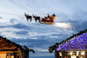 Alle Jahre wieder lässt sich die Flugroute des Weihnachtsmannes im Internet verfolgen. (Symbolbild)