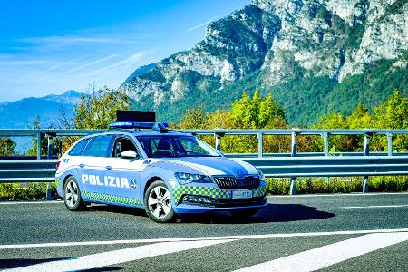 Polizeiauto in Italien