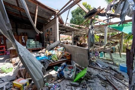 Bei den Gefechten zwischen den Nachbarn gab es Tote und Schäden auf beiden Seiten. (Archivbild)