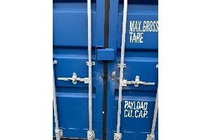 Beschädigter Container