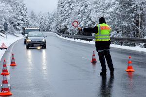 Grenzkontrolle Bundespolizeiinspektion Rosenheim (Symbolfoto)