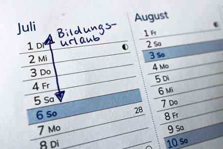 In 14 von 16 Bundesländern haben Arbeitnehmer einen Anspruch auf Bildungsurlaub - aber er wird nicht allzu oft genutzt. (Symbolbild)