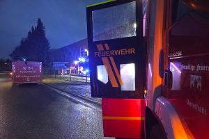 Die Feuerwehr an der Einsatzstelle