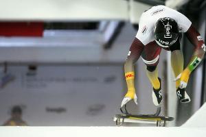 Wintereinbruch in Winterberg: Skeleton-Rennen abgebrochen