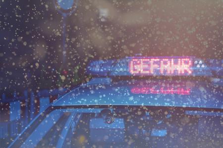 Symbolbild der Polizei Idar-Oberstein - Schriftzug 